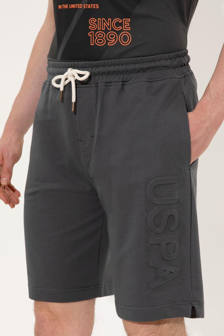 Erkek Antrasit Örme Şort - 50246596016