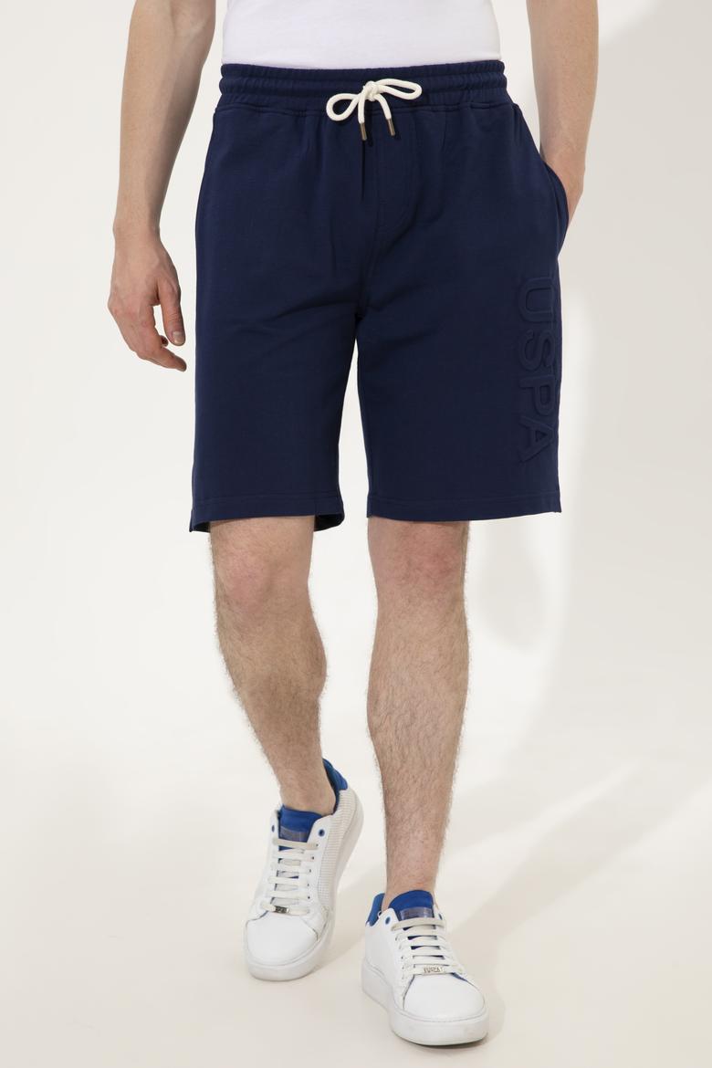 Erkek Lacivert Örme Şort - 50246596007