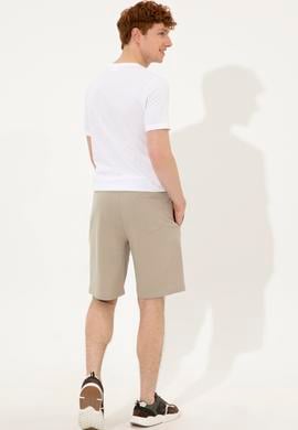 Erkek Haki Örme Şort - 50246596024