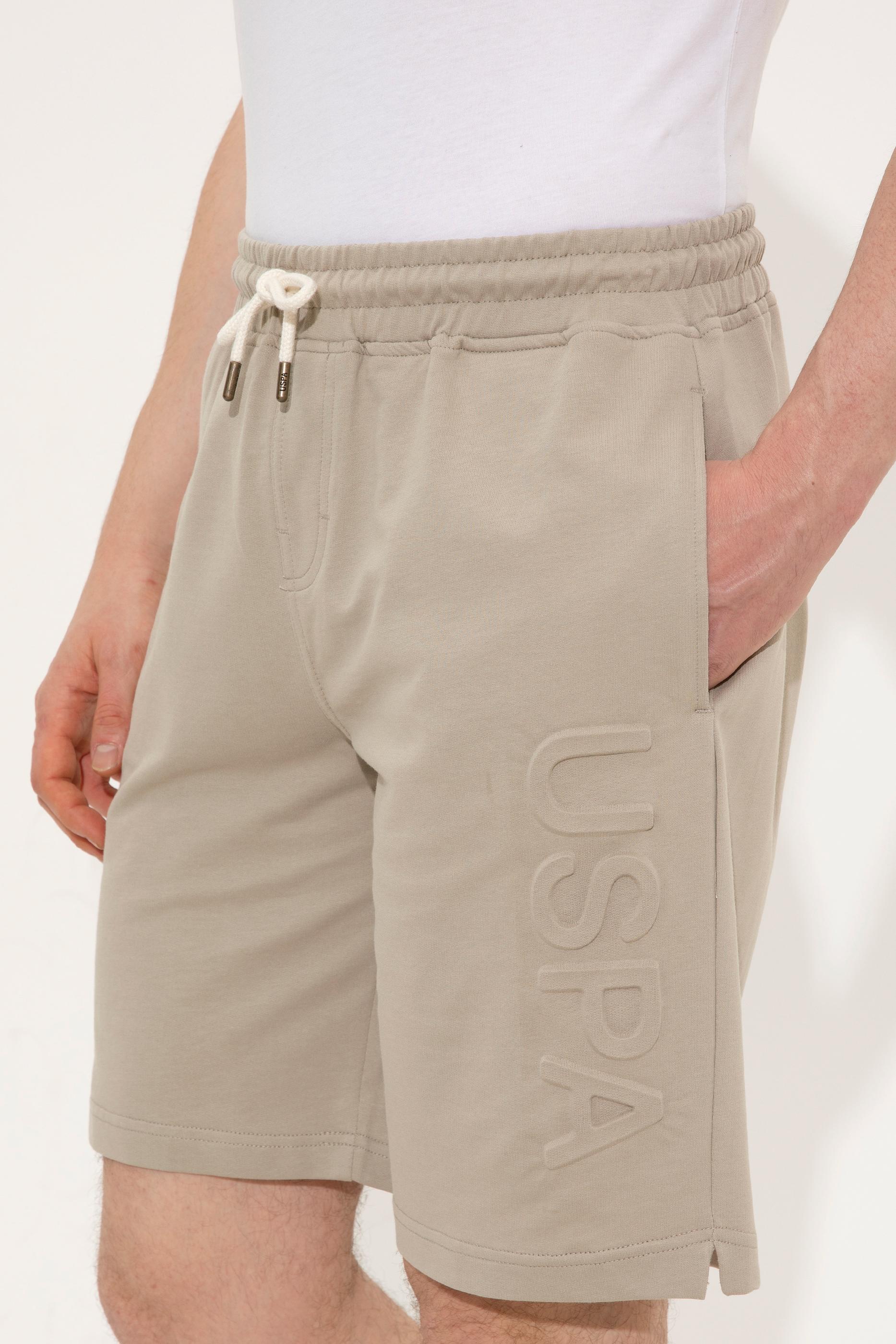 Erkek Haki Örme Şort