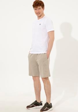 Erkek Haki Örme Şort - 50246596024