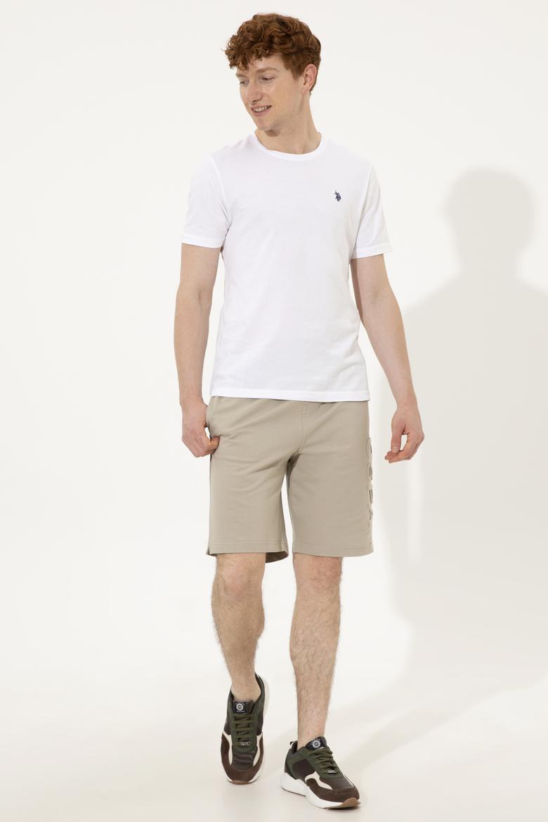 Erkek Haki Örme Şort - 50246596024
