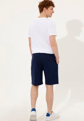 Erkek Lacivert Örme Şort - 50246596007