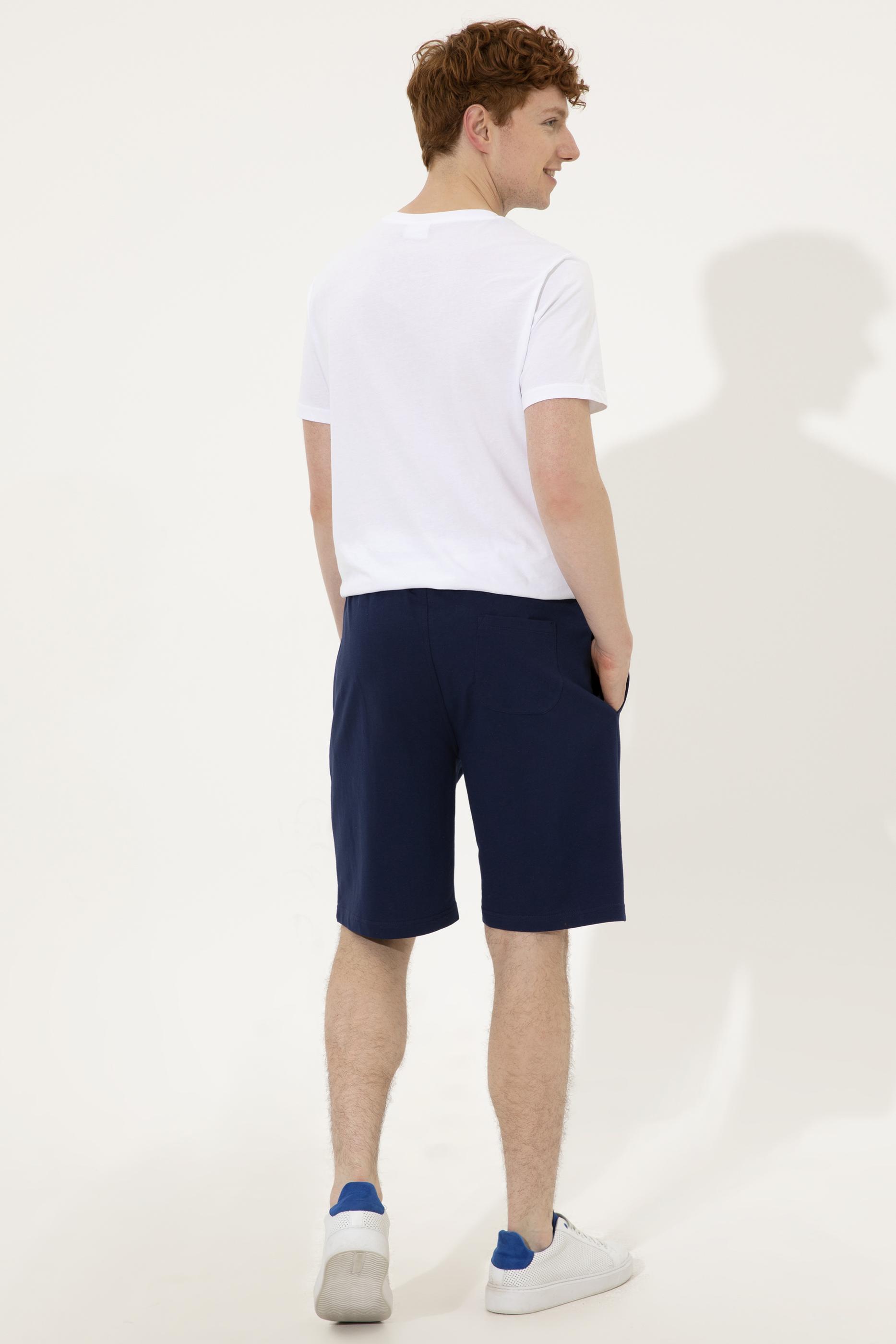 Erkek Lacivert Örme Şort