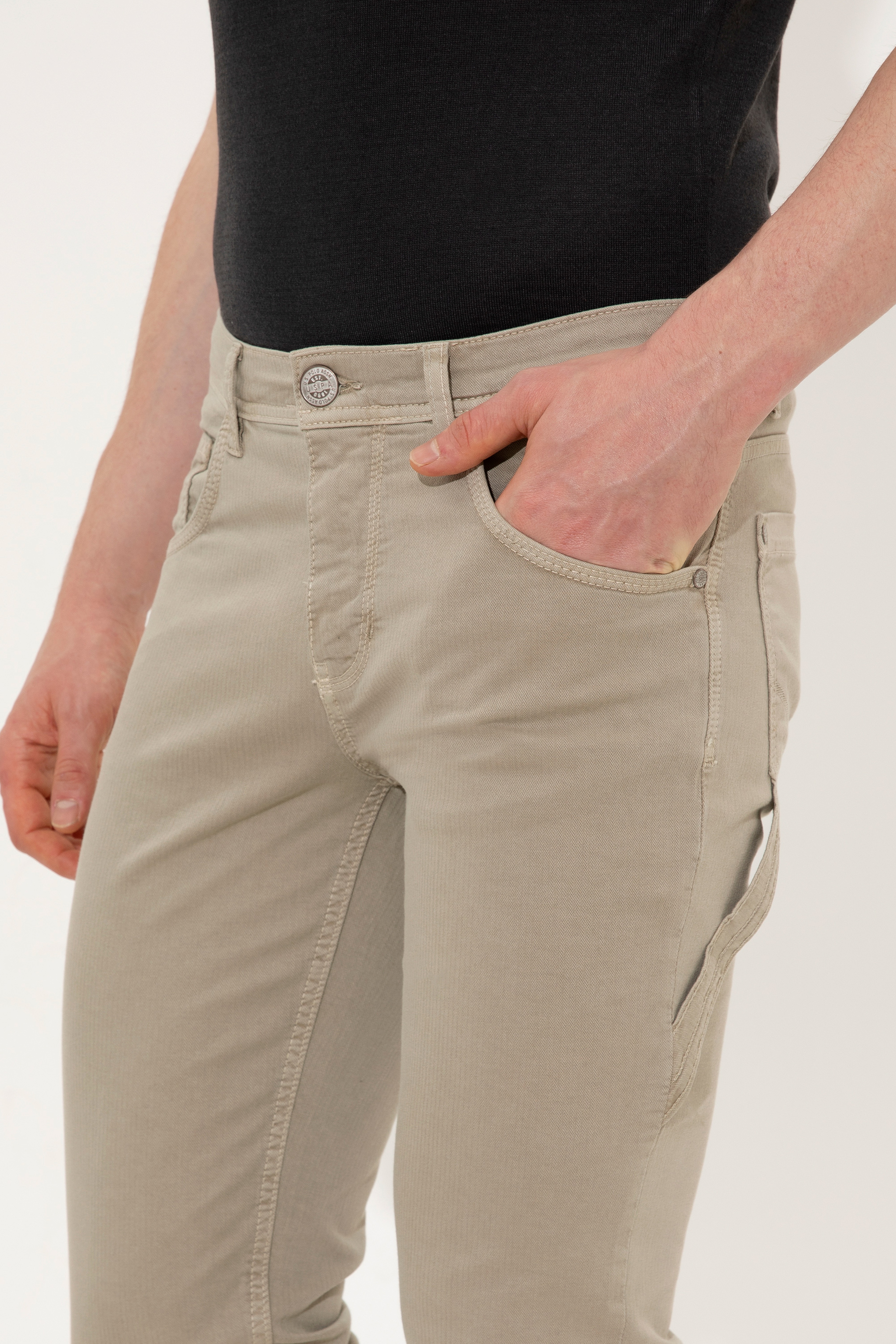 Erkek Haki Chinos