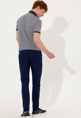 Erkek Lacivert Kanvas Pantolon - 50246099017