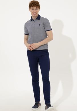 Erkek Lacivert Kanvas Pantolon - 50246099017