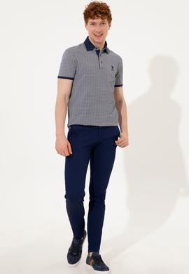 Erkek Lacivert Kanvas Pantolon - 50246099017