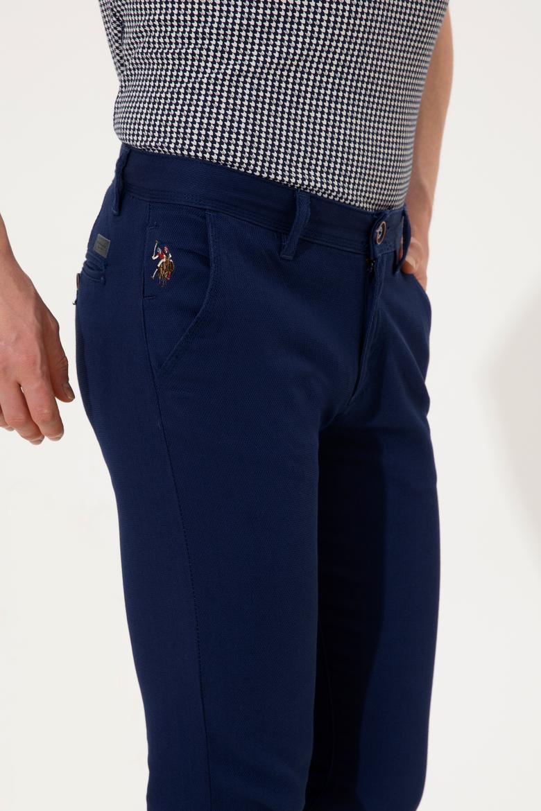 Erkek Lacivert Kanvas Pantolon - 50246099017