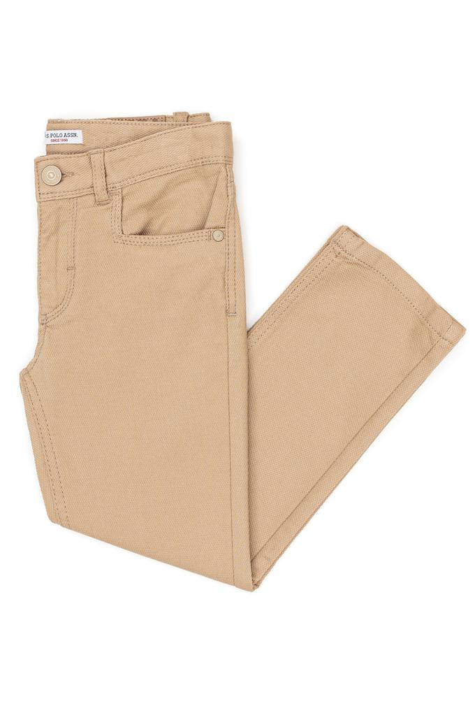 Erkek Çocuk Kum Kanvas Pantolon