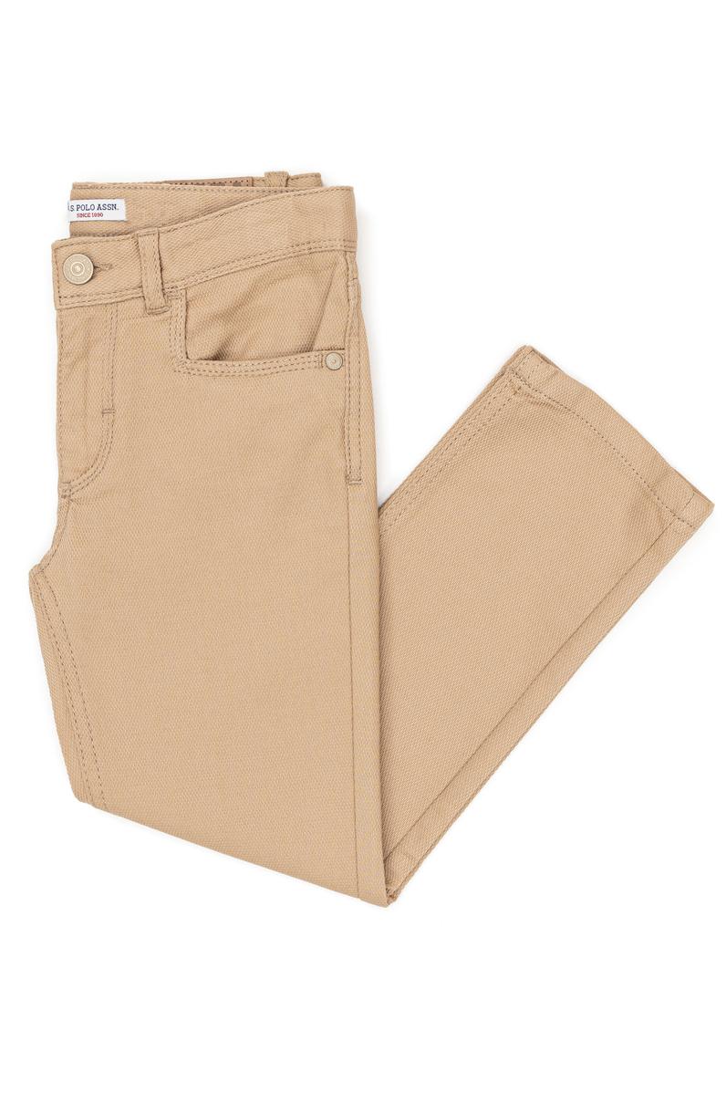 Erkek Çocuk Kum Kanvas Pantolon