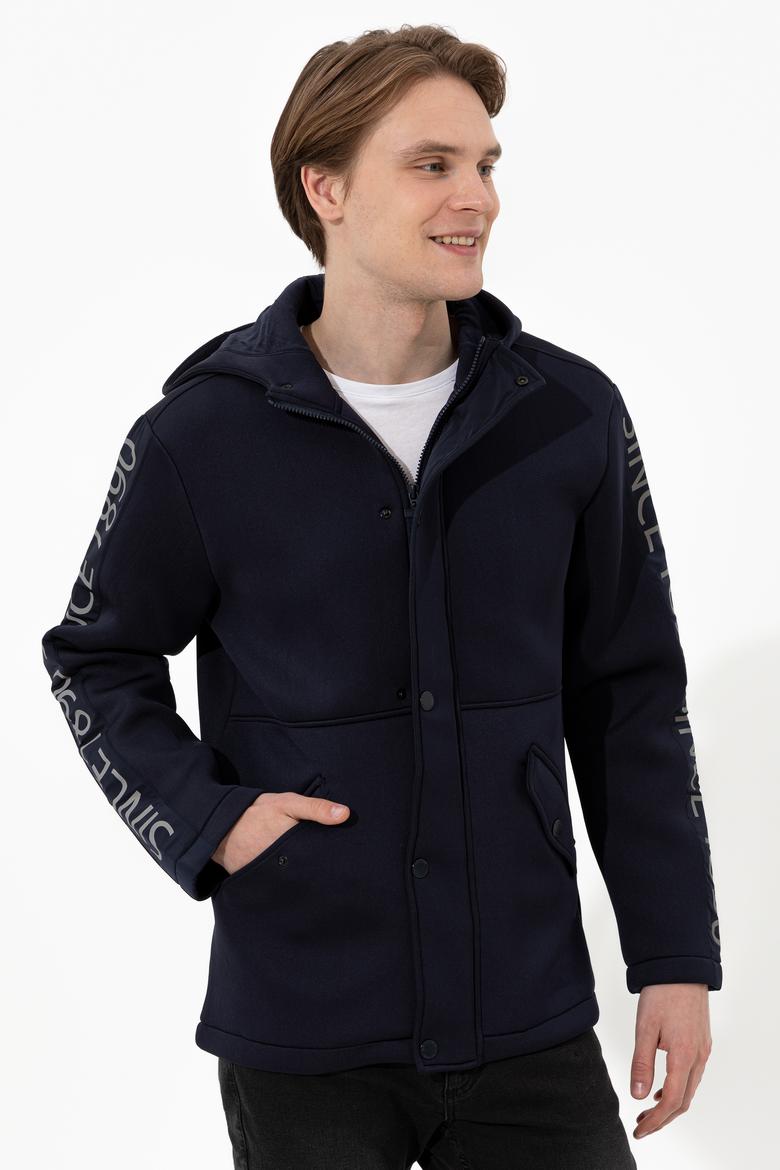 Erkek Lacivert Örme Hırka