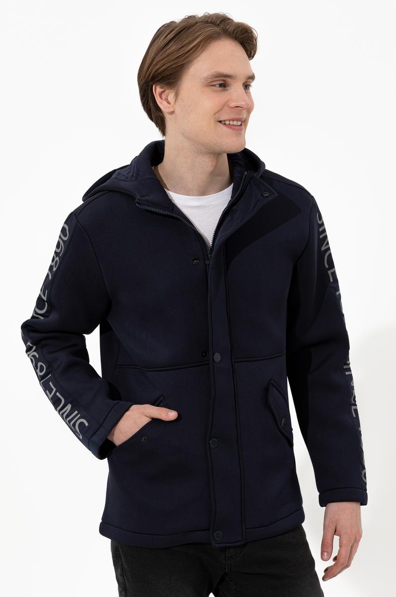 Erkek Lacivert Örme Hırka