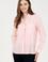Kadın Pembe Viskon Gömlek Uzunkol