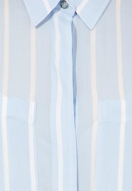 Kadın Açık Mavi Viskon Gömlek Uzunkol - 50248411030