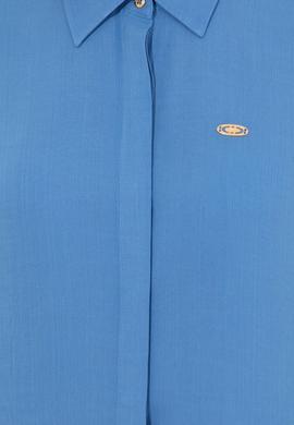 Kadın Mavi Dokuma Elbise - 50246329022