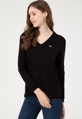 Kadın Siyah Basic Kazak - 50251912026