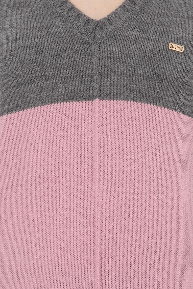 Kadın Gri Melanj Kazak - 50252208027