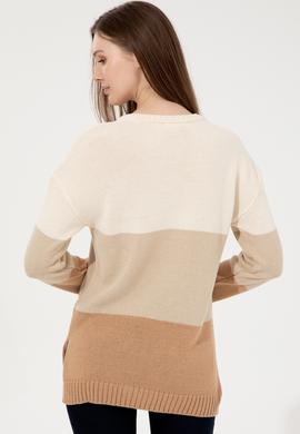 Kadın Taş Melanj Kazak - 50252208038