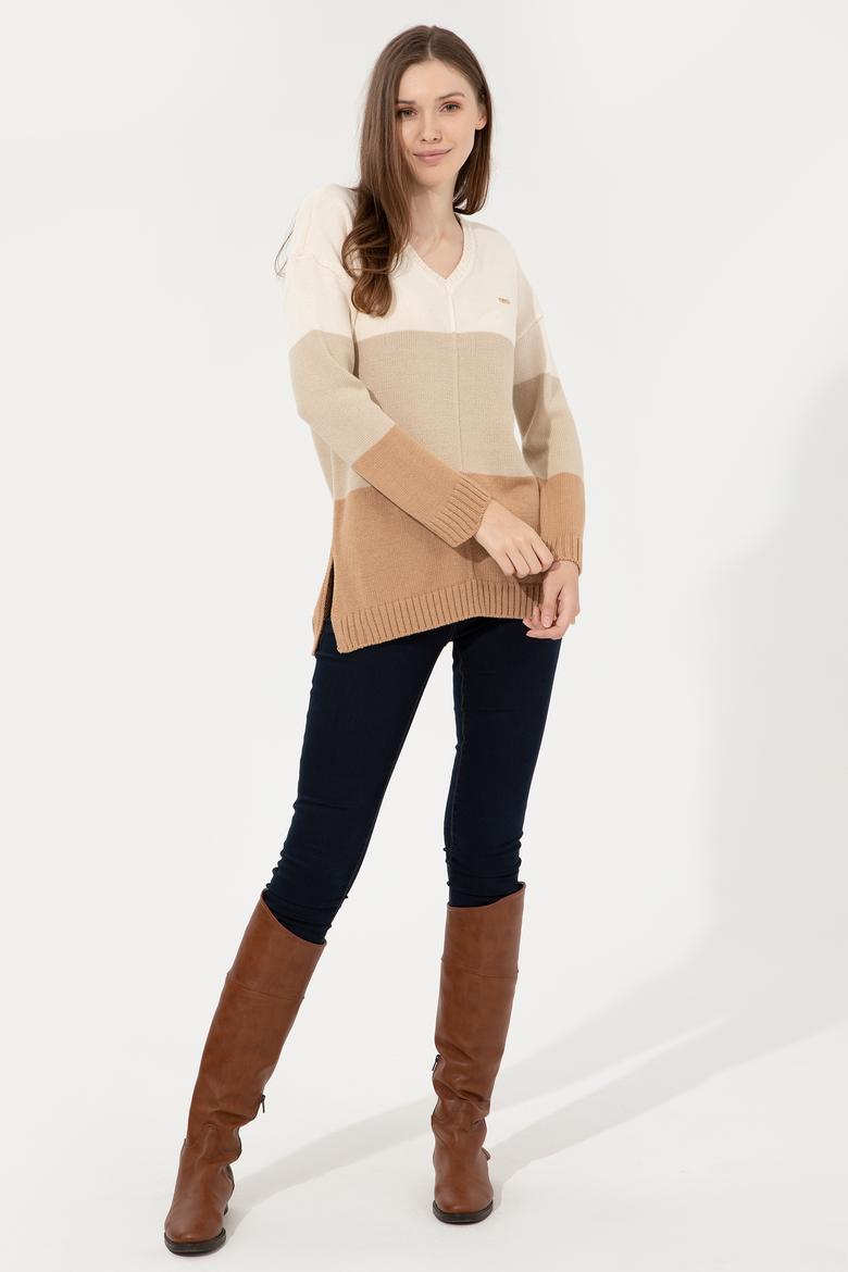 Kadın Taş Melanj Kazak