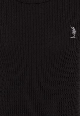 Kadın Siyah Bisiklet Yaka Basic Kazak - 50255658048