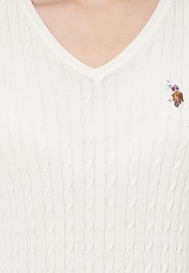 Kadın Ekru Basic Kazak - 50255662085