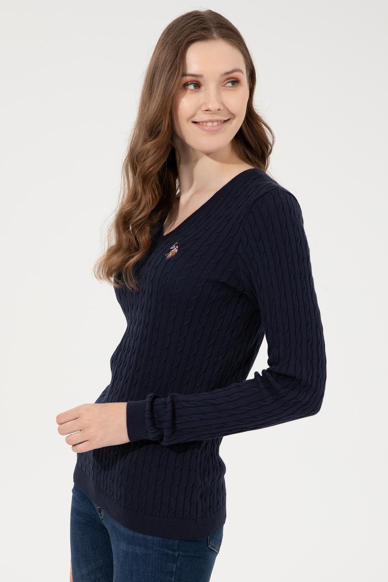 Kadın Lacivert Basic Kazak - 50255662021