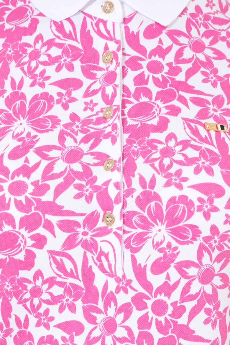 Kadın Beyaz Polo Yaka Tişört - 50248962010