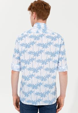 Erkek Petrol Mavisi Gömlek Uzunkol - 50249525030