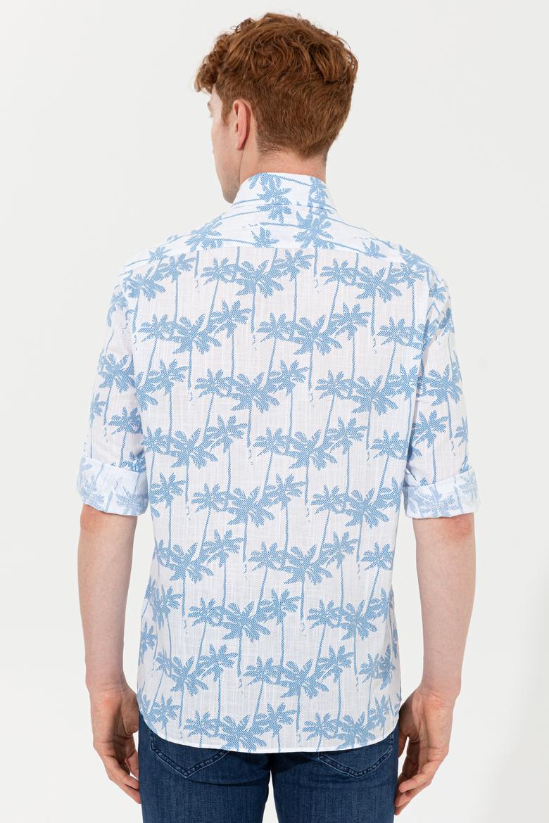 Erkek Petrol Mavisi Gömlek Uzunkol - 50249525030