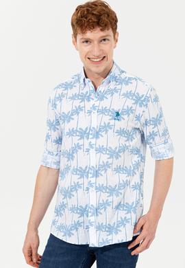 Erkek Petrol Mavisi Gömlek Uzunkol - 50249525030