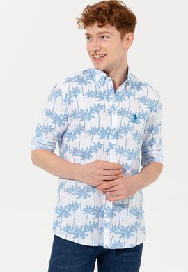 Erkek Petrol Mavisi Gömlek Uzunkol - 50249525030