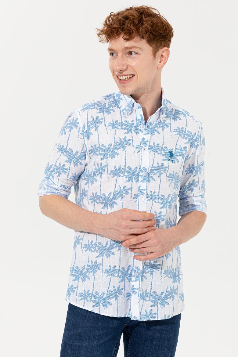 Erkek Petrol Mavisi Gömlek Uzunkol - 50249525030