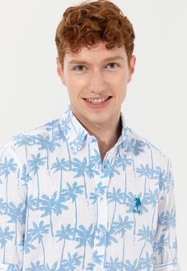 Erkek Petrol Mavisi Gömlek Uzunkol - 50249525030