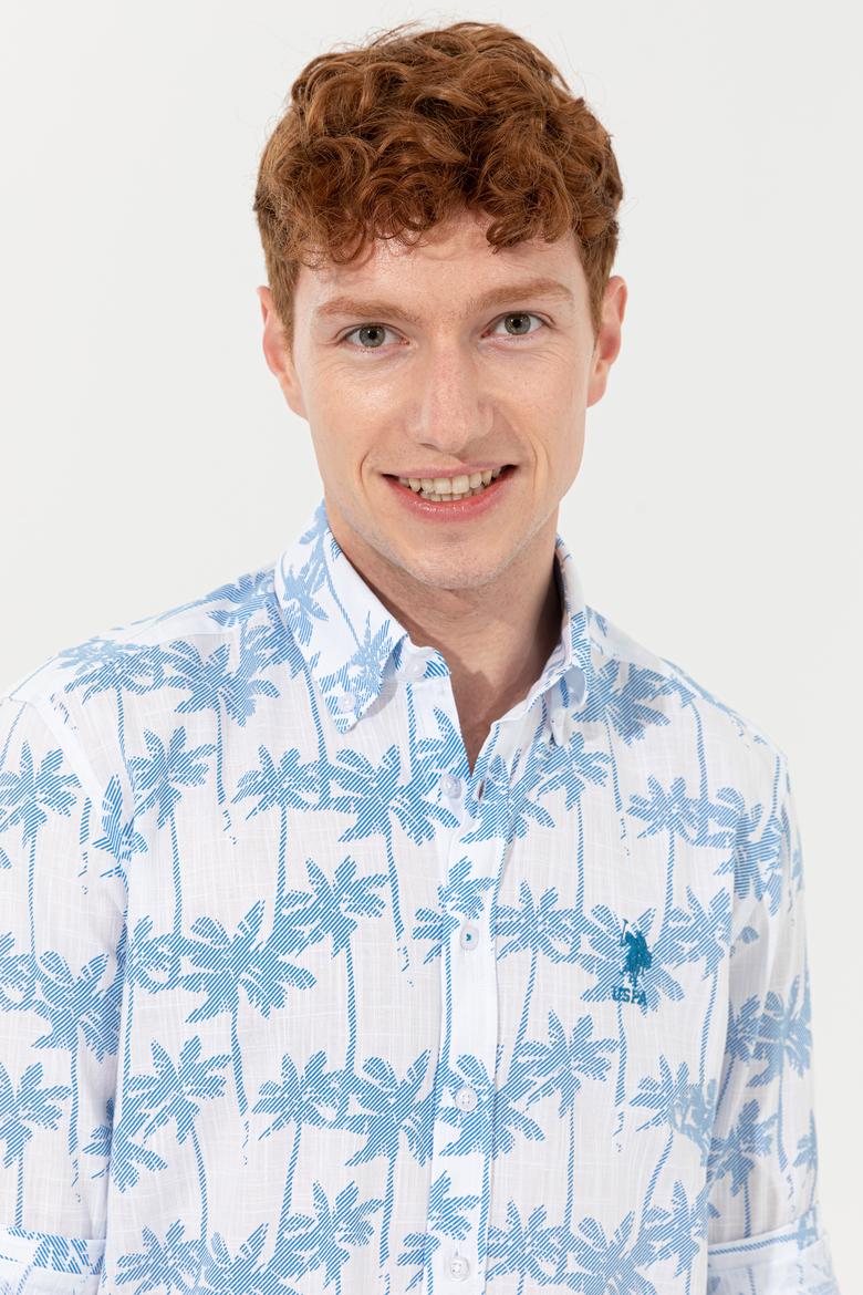 Erkek Petrol Mavisi Gömlek Uzunkol - 50249525030