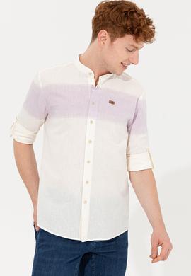 Erkek Pudra Uzun Kollu Gömlek - 50246316016