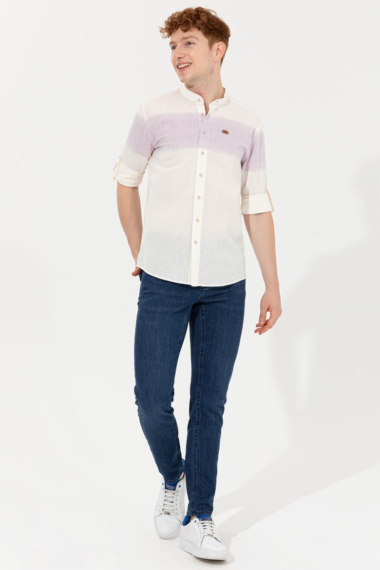 Erkek Pudra Uzun Kollu Gömlek - 50246316016