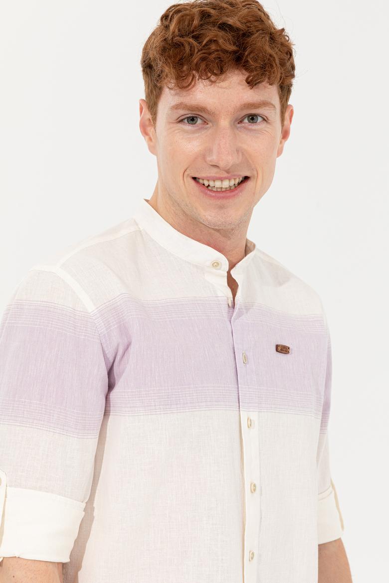 Erkek Pudra Uzun Kollu Gömlek - 50246316016