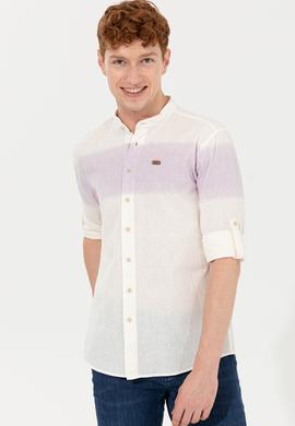 Erkek Pudra Uzun Kollu Gömlek - 50246316016