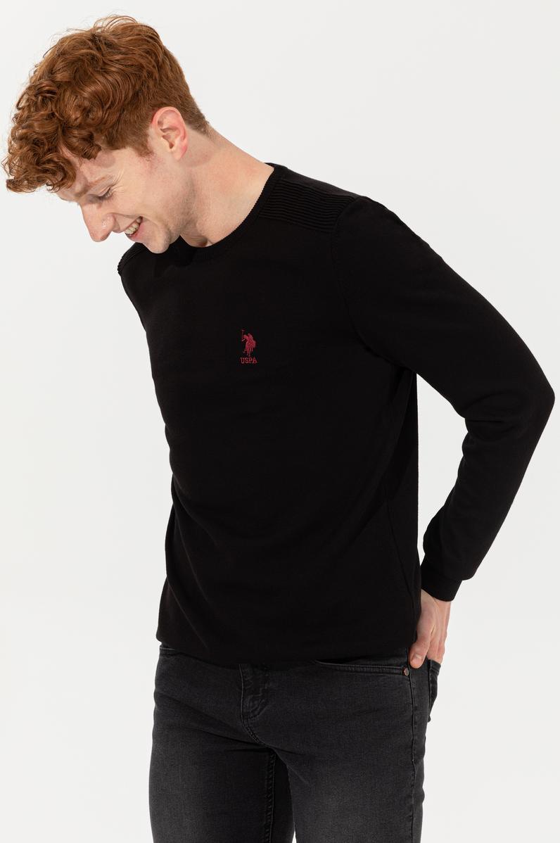 Erkek Siyah Basic Kazak