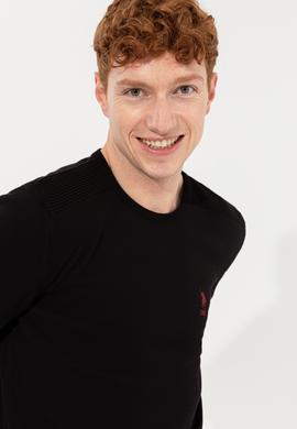 Erkek Siyah Basic Kazak - 50251885006