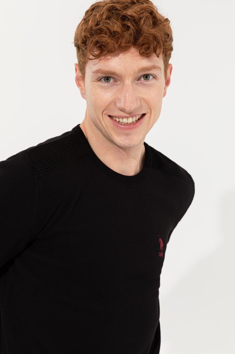 Erkek Siyah Basic Kazak