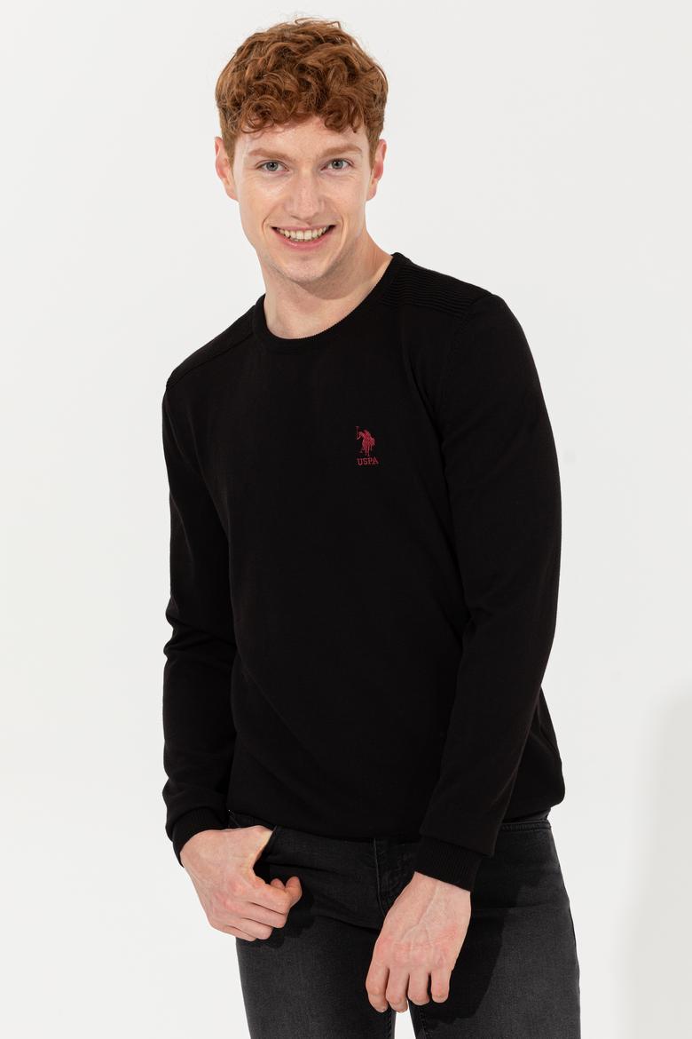 Erkek Siyah Basic Kazak - 50251885006