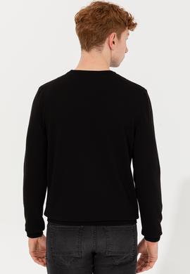 Erkek Siyah Basic Kazak - 50251885006