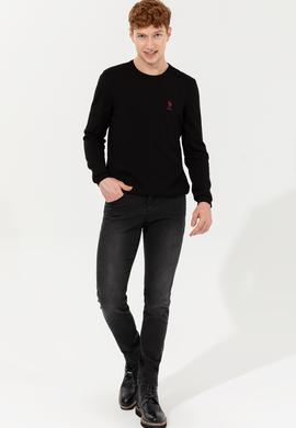 Erkek Siyah Basic Kazak - 50251885006