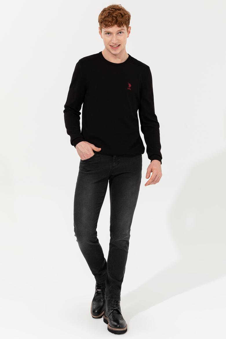 Erkek Siyah Basic Kazak - 50251885006