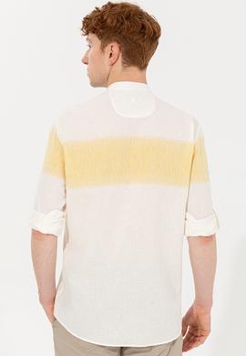 Erkek Safran Uzun Kollu Gömlek - 50246316007