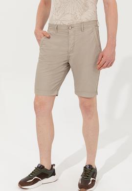 Erkek Haki Dokuma Şort - 50246101018