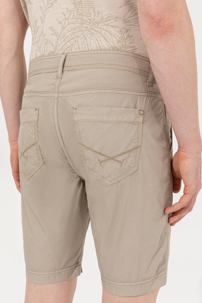 Erkek Haki Dokuma Şort - 50246101018