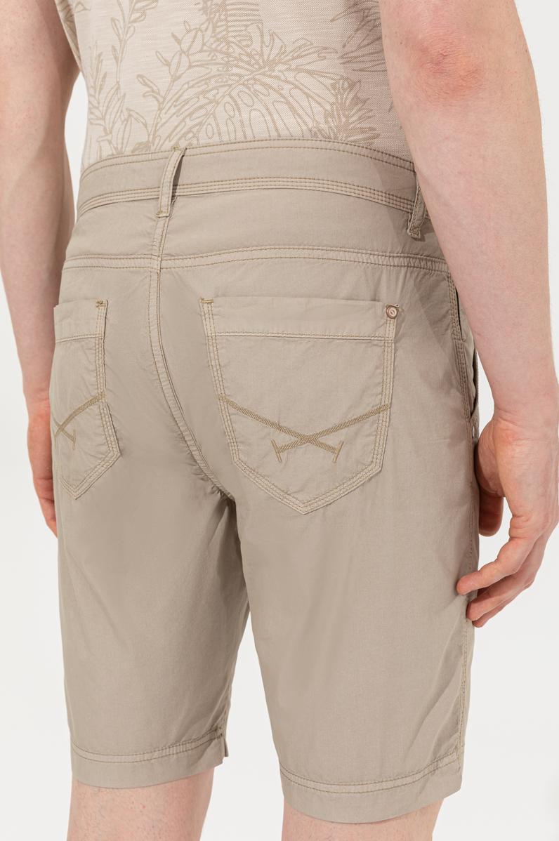 Erkek Haki Dokuma Şort